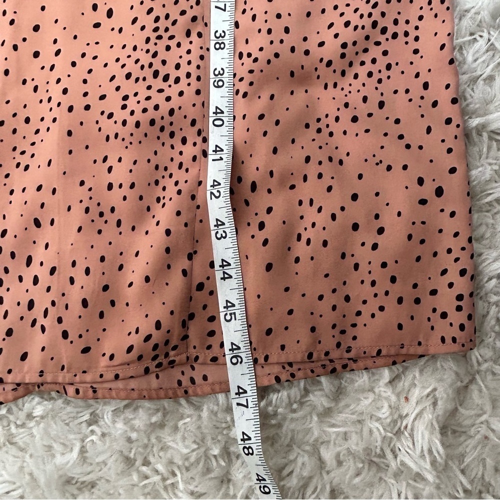 Saltwater Luxe Leopard Print Satin Midi Shift Dress - Picture 12 of 12